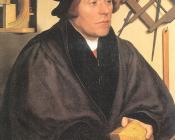 小汉斯 荷尔拜因 : Portrait of Nikolaus Kratzer